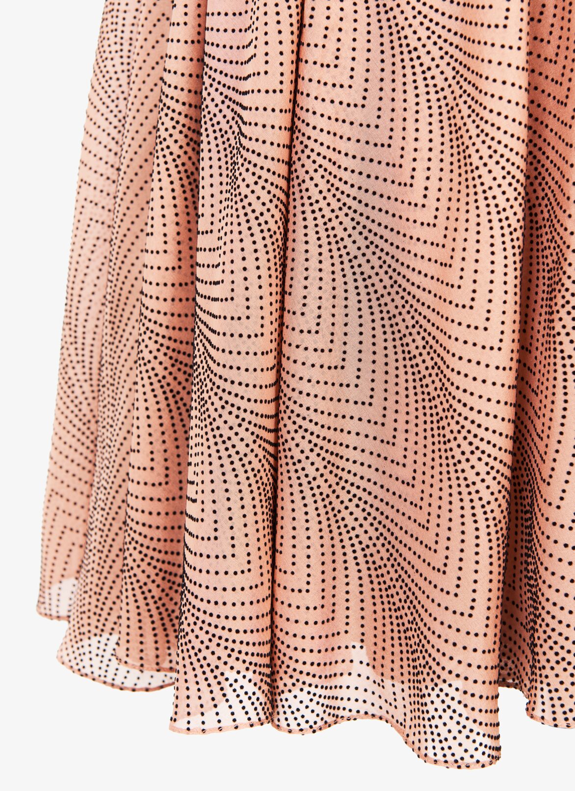 SLEEVELESS DRESS SOIE BOA NUDE/BLACK ALAÏA BLUSH/BLACK  SLEEVELESS DRESS SOIE BOA NUDE/BLACK